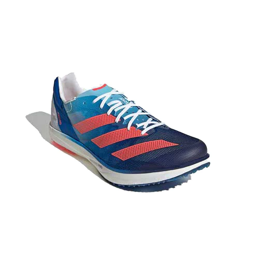 ADIDAS Unisex ADIZERO Avanti TYO Track Spike - Legacy Indigo/Turbo/ Blue Rush-Regular (D) 4 ADIDAS Unisex ADIZERO Avanti TYO Track Spike - Legacy Indigo/Turbo/ Blue Rush-Regular (D) - Image 2