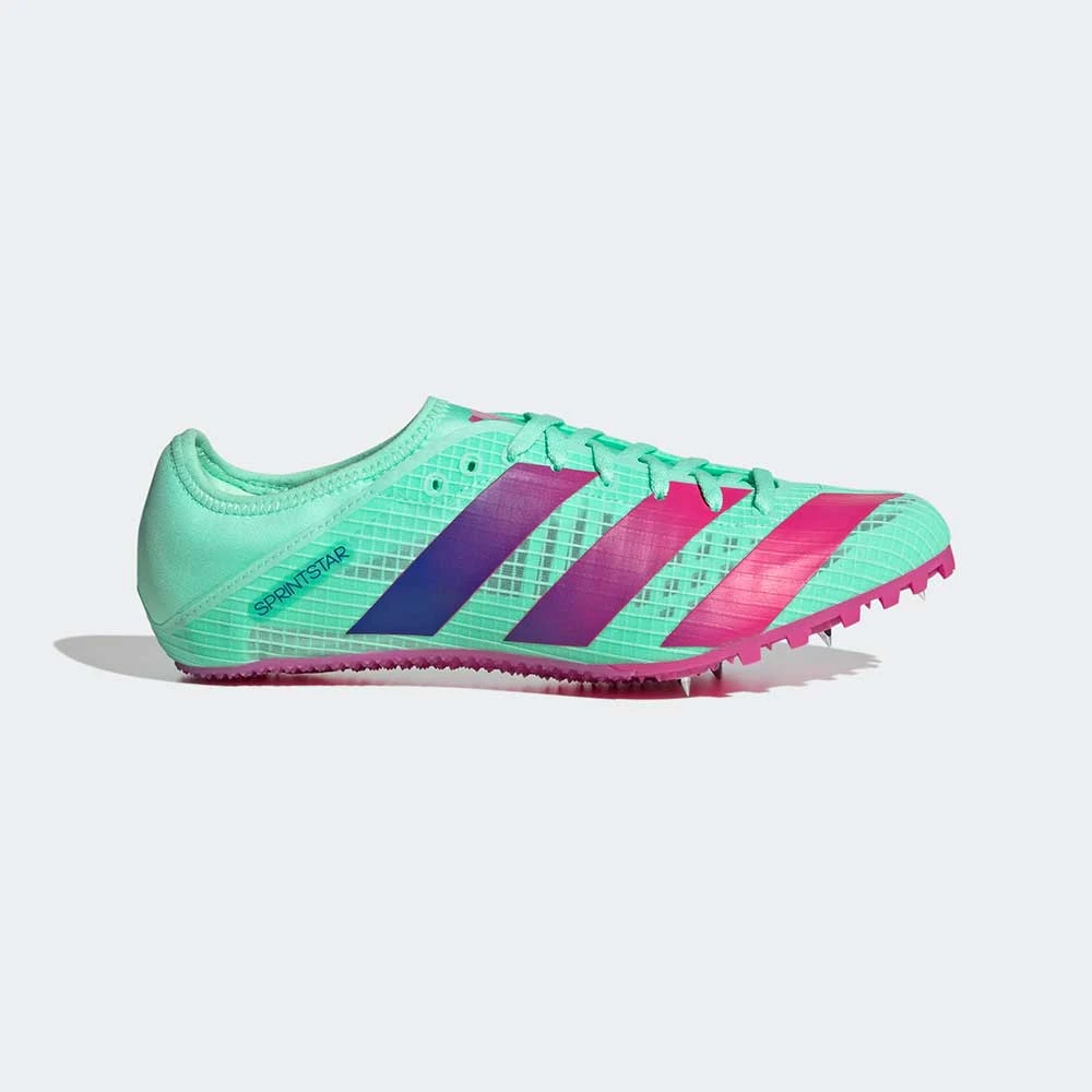ADIDAS Men's Sprintstar Track Spike -Pulse Mint / Lucid Blue / Lucid Fuchsia - Regular (D) 3 ADIDAS Men's Sprintstar Track Spike -Pulse Mint / Lucid Blue / Lucid Fuchsia - Regular (D)