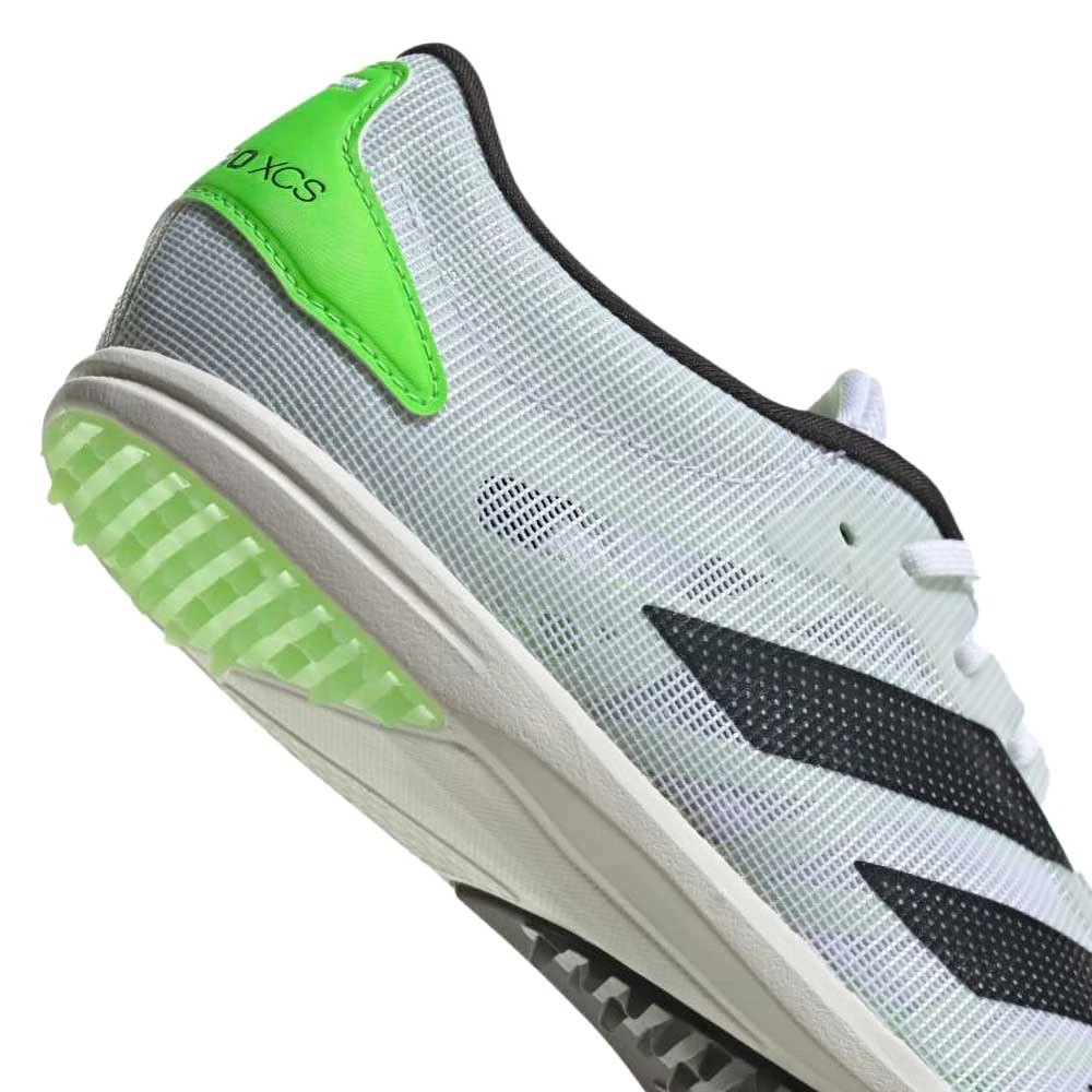 ADIDAS Unisex AdiZERO XC Spikes - Cloud White/Night Metallic/Solar Green - Regular (D) 8 ADIDAS Unisex AdiZERO XC Spikes - Cloud White/Night Metallic/Solar Green - Regular (D) - Image 6
