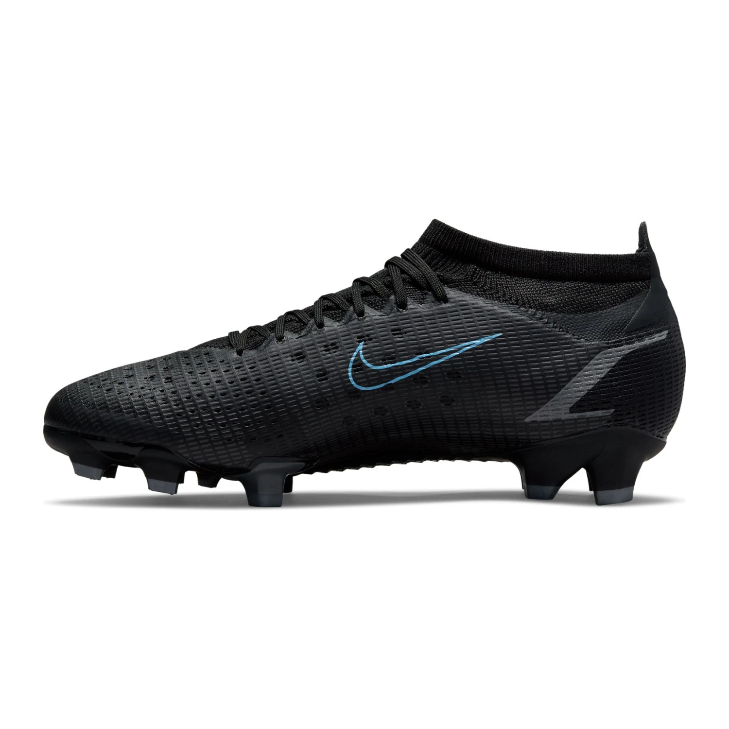 Nike Unisex Mercurial Vapor 14 Pro FG Soccer Shoe - Black/Black/Iron Grey - Regular (D) 4 Nike Unisex Mercurial Vapor 14 Pro FG Soccer Shoe - Black/Black/Iron Grey - Regular (D) - Image 2