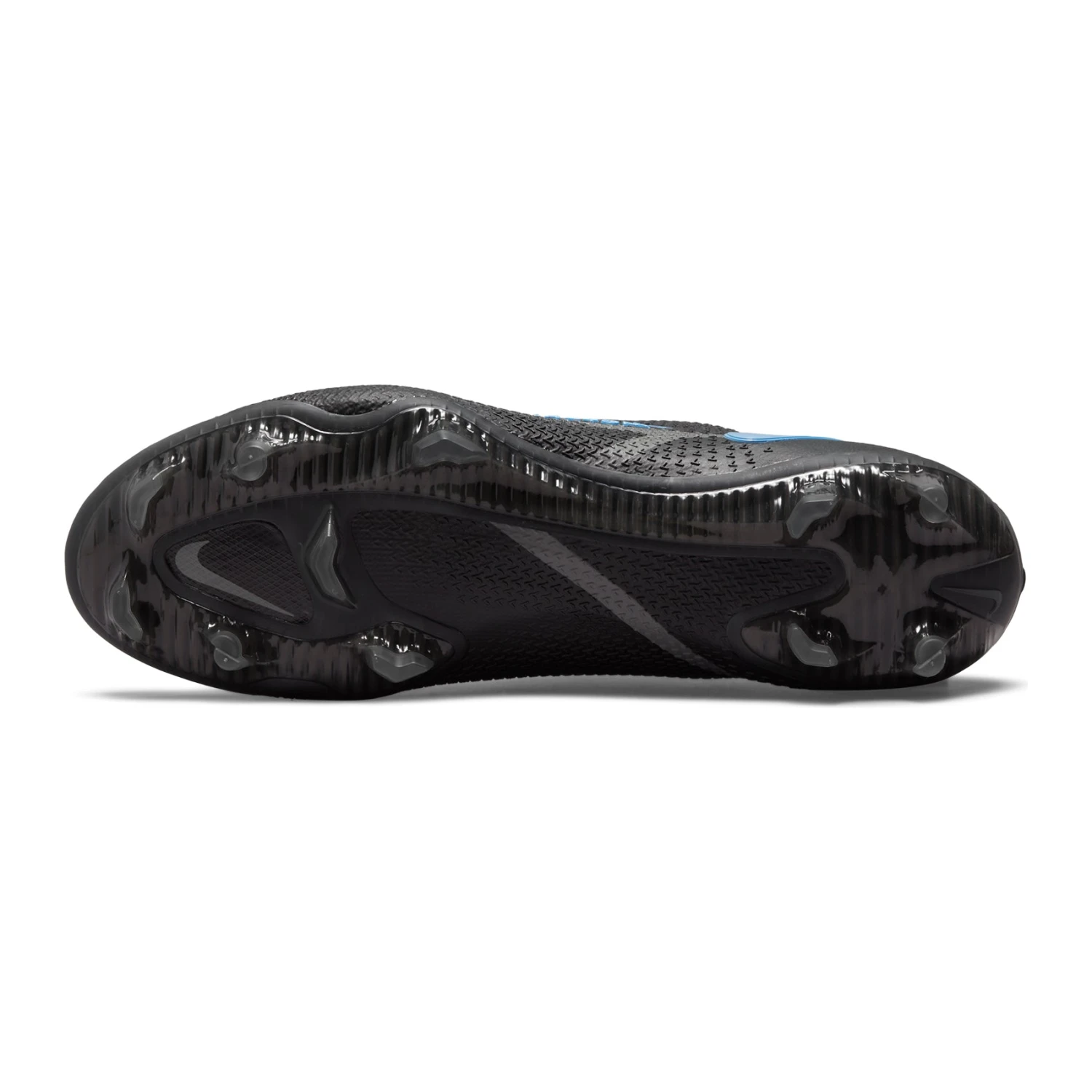 Nike Unisex Phantom GT2 Elite FG Soccer Shoe - Black/Black/Iron Grey 5 Nike Unisex Phantom GT2 Elite FG Soccer Shoe - Black/Black/Iron Grey - Image 3