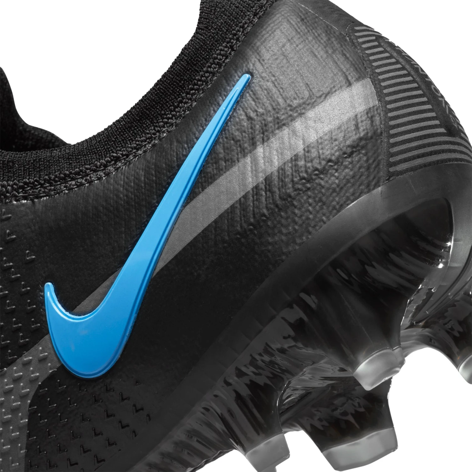 Nike Unisex Phantom GT2 Elite FG Soccer Shoe - Black/Black/Iron Grey 11 Nike Unisex Phantom GT2 Elite FG Soccer Shoe - Black/Black/Iron Grey - Image 9