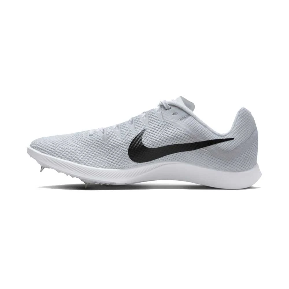 Unisex Nike Zoom Rival Track And Field Distance Spikes - White/Black/Metallic Silver - Regular (D) 4 Unisex Nike Zoom Rival Track And Field Distance Spikes - White/Black/Metallic Silver - Regular (D) - Image 2