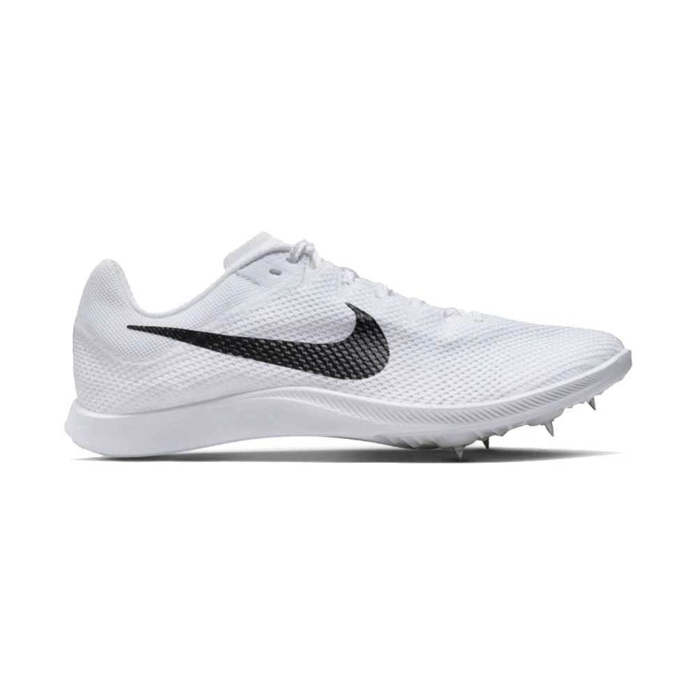 Unisex Nike Zoom Rival Track And Field Distance Spikes - White/Black/Metallic Silver - Regular (D) 3 Unisex Nike Zoom Rival Track And Field Distance Spikes - White/Black/Metallic Silver - Regular (D)