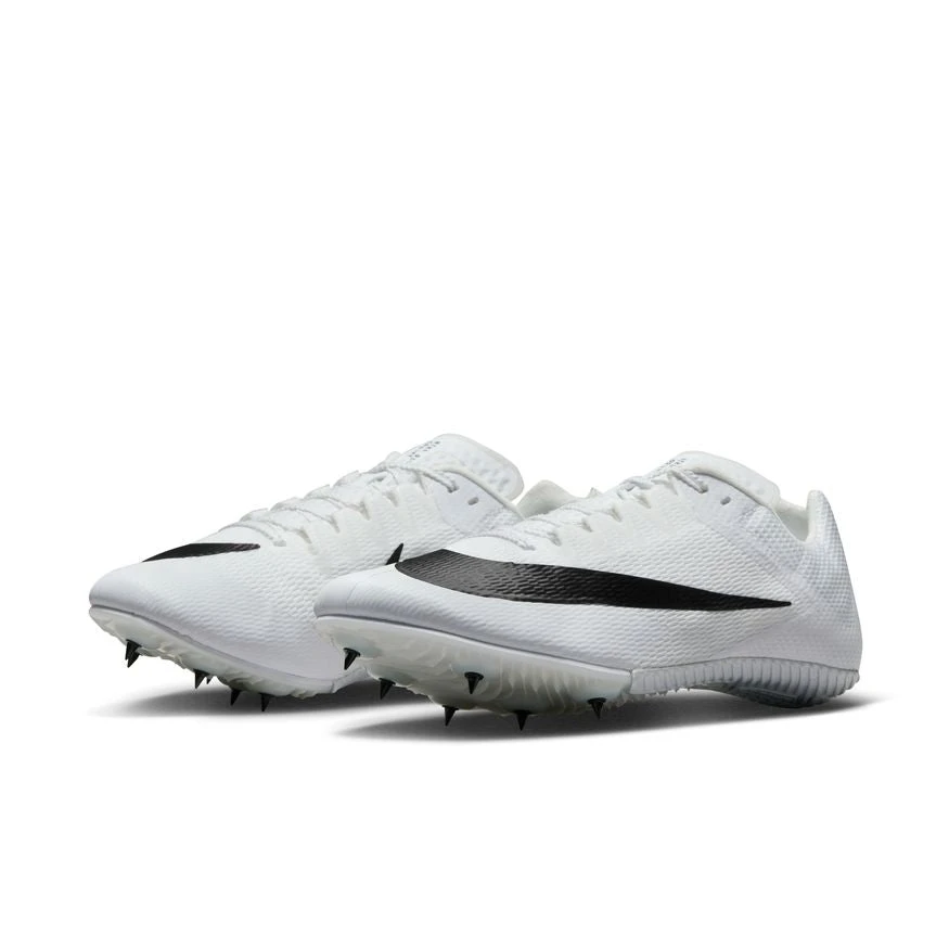 Unisex Nike Zoom Rival Sprint Spike- White/Black/Metallic Silver- Regular (D) 5 Unisex Nike Zoom Rival Sprint Spike- White/Black/Metallic Silver- Regular (D) - Image 3
