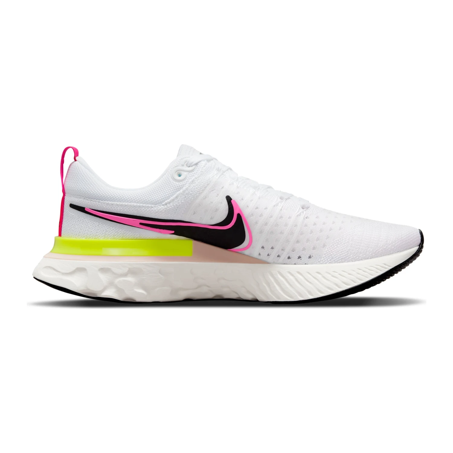 Nike Men's React Infinity Run FlyKnit 2 - White/Black/Sail/Pink Blast - Regular (D) 3 Nike Men's React Infinity Run FlyKnit 2 - White/Black/Sail/Pink Blast - Regular (D)