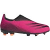 ADIDAS JR X Ghosted .3 Laceless FG Soccer Shoe - Shock Pink/Core Black/Screaming Orange 2 ADIDAS JR X Ghosted .3 Laceless FG Soccer Shoe - Shock Pink/Core Black/Screaming Orange -Sports Shoe Store FY7281