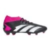 ADIDAS Unisex Predator Accuracy 2 FG Soccer Shoe - Core Black/Ftwr White/Team Shock Pink 2 - Regular (D) 2 ADIDAS Unisex Predator Accuracy 2 FG Soccer Shoe - Core Black/Ftwr White/Team Shock Pink 2 - Regular (D) -Sports Shoe Store GW4586