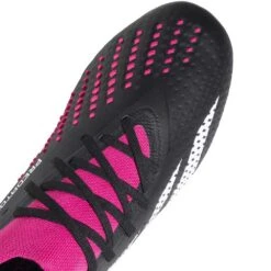 ADIDAS Unisex Predator Accuracy 2 FG Soccer Shoe - Core Black/Ftwr White/Team Shock Pink 2 - Regular (D) 10 ADIDAS Unisex Predator Accuracy 2 FG Soccer Shoe - Core Black/Ftwr White/Team Shock Pink 2 - Regular (D) -Sports Shoe Store GW4586 01