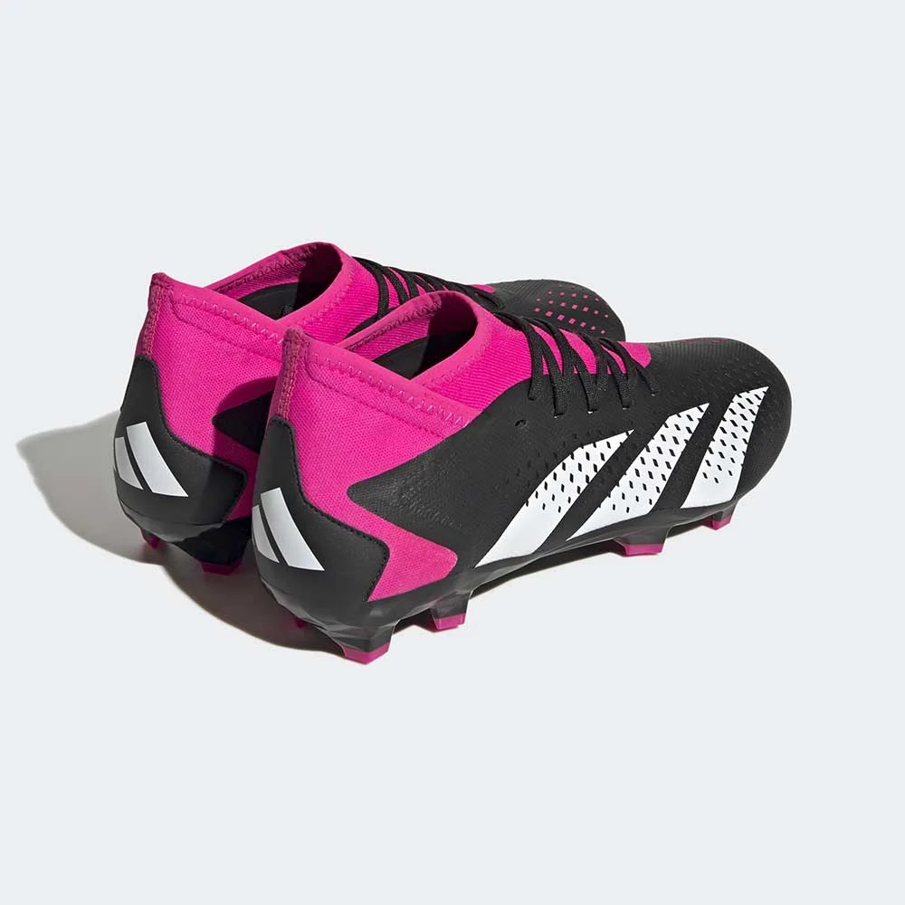 ADIDAS Unisex Predator Accuracy .3 FG Soccer Shoe - Core Black/Ftwr White/Team Shock Pink 2 - Regular (D) 7 ADIDAS Unisex Predator Accuracy .3 FG Soccer Shoe - Core Black/Ftwr White/Team Shock Pink 2 - Regular (D) - Image 5