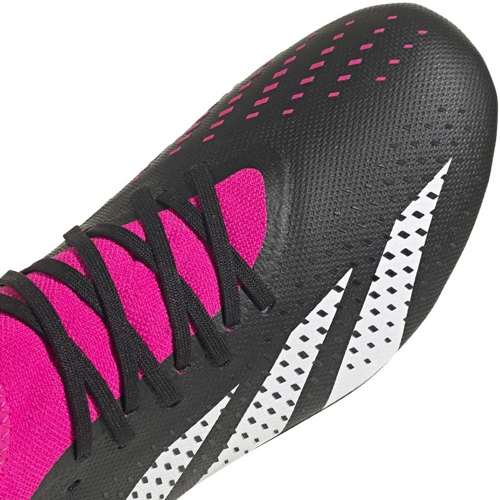 ADIDAS Unisex Predator Accuracy .3 FG Soccer Shoe - Core Black/Ftwr White/Team Shock Pink 2 - Regular (D) 6 ADIDAS Unisex Predator Accuracy .3 FG Soccer Shoe - Core Black/Ftwr White/Team Shock Pink 2 - Regular (D) - Image 4