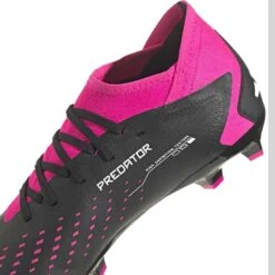 ADIDAS Unisex Predator Accuracy .3 FG Soccer Shoe - Core Black/Ftwr White/Team Shock Pink 2 - Regular (D) 12 ADIDAS Unisex Predator Accuracy .3 FG Soccer Shoe - Core Black/Ftwr White/Team Shock Pink 2 - Regular (D) -Sports Shoe Store GW4589 04