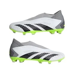 ADIDAS Unisex Predator Accuracy .3 Laceless FG - Cloud White/ Core Black / Lucid Lemon- Regular (D) 14 ADIDAS Unisex Predator Accuracy .3 Laceless FG - Cloud White/ Core Black / Lucid Lemon- Regular (D) -Sports Shoe Store GZ0021 09 standard