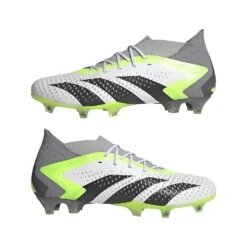 Unisex Adidas Predator Accuracy.1 FG Soccer Shoes - Ftwwht,Cblack,Luclem - Regular (D) 14 Unisex Adidas Predator Accuracy.1 FG Soccer Shoes - Ftwwht,Cblack,Luclem - Regular (D) -Sports Shoe Store GZ0035 11 FOOTWEAR Photography Mirrored Pair View white 86827