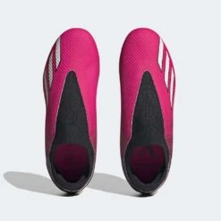 ADIDAS Youth JR X Speedportal .3 LL FG Soccer Shoe - Team Shock Pink/Zero Met - Regular (D) 10 ADIDAS Youth JR X Speedportal .3 LL FG Soccer Shoe - Team Shock Pink/Zero Met - Regular (D) -Sports Shoe Store GZ5061 top