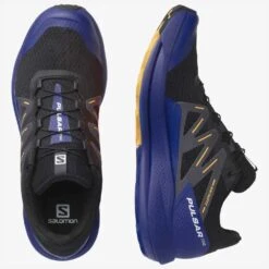 Salomon Men's Pulsar Trail Shoe - Black/Clematis Blue/Blazing Orange- Regular (D) 13 Salomon Men's Pulsar Trail Shoe - Black/Clematis Blue/Blazing Orange- Regular (D) -Sports Shoe Store L41603200 4f8be5c5cebfe5ac4bc995d14af1aba8