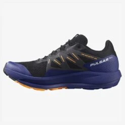Salomon Men's Pulsar Trail Shoe - Black/Clematis Blue/Blazing Orange- Regular (D) 12 Salomon Men's Pulsar Trail Shoe - Black/Clematis Blue/Blazing Orange- Regular (D) -Sports Shoe Store L41603200 de44a807ae7e456be51116f7aca92a13