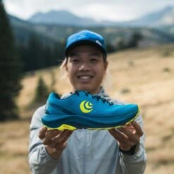 Topo Athletic Men's Ultraventure 3 Trail Shoe- Blue/Lime- Regular (D) -Sports Shoe Store M060.Blue Lime 11