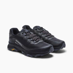 Merrell Men's Moab Speed GoreTEX Hiking Shoe - Black/Asphalt - Regular (D) 11 Merrell Men's Moab Speed GoreTEX Hiking Shoe - Black/Asphalt - Regular (D) -Sports Shoe Store MRLM J067083 021621 S21 004