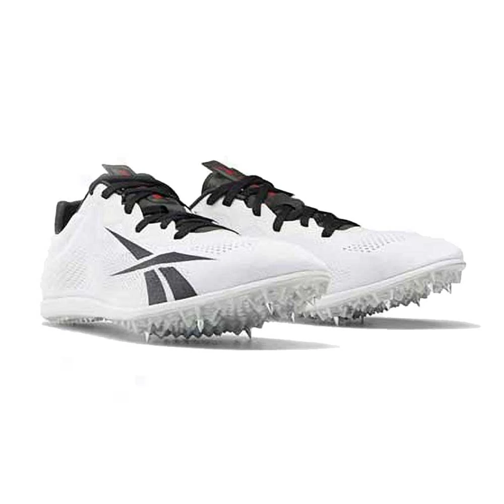 Reebok Men's RBTC Racer 2 Track Spike- White/Black/Black - Regular (D) 4 Reebok Men's RBTC Racer 2 Track Spike- White/Black/Black - Regular (D) - Image 2