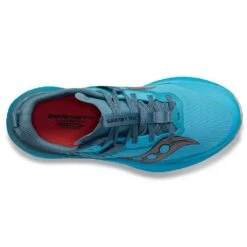 Saucony Women's Endorphin Edge Trail Shoe- Ocean/Loam- Regular (B) -Sports Shoe Store S10773 31 3