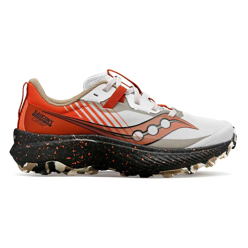 Saucony Women's Endorphin Edge Trail Shoe- Fog/Zenith 3 Saucony Women's Endorphin Edge Trail Shoe- Fog/Zenith