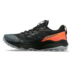 Saucony Men's Xodus Ultra 2 Trail Running Shoe - Black/ViZiOrange - Regular (D) -Sports Shoe Store S10843 05 2