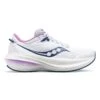 Saucony Women's Triumph 21 Running Shoe - White/Indigo - Regular (B) 2 Saucony Women's Triumph 21 Running Shoe - White/Indigo - Regular (B) -Sports Shoe Store S10881 31 1