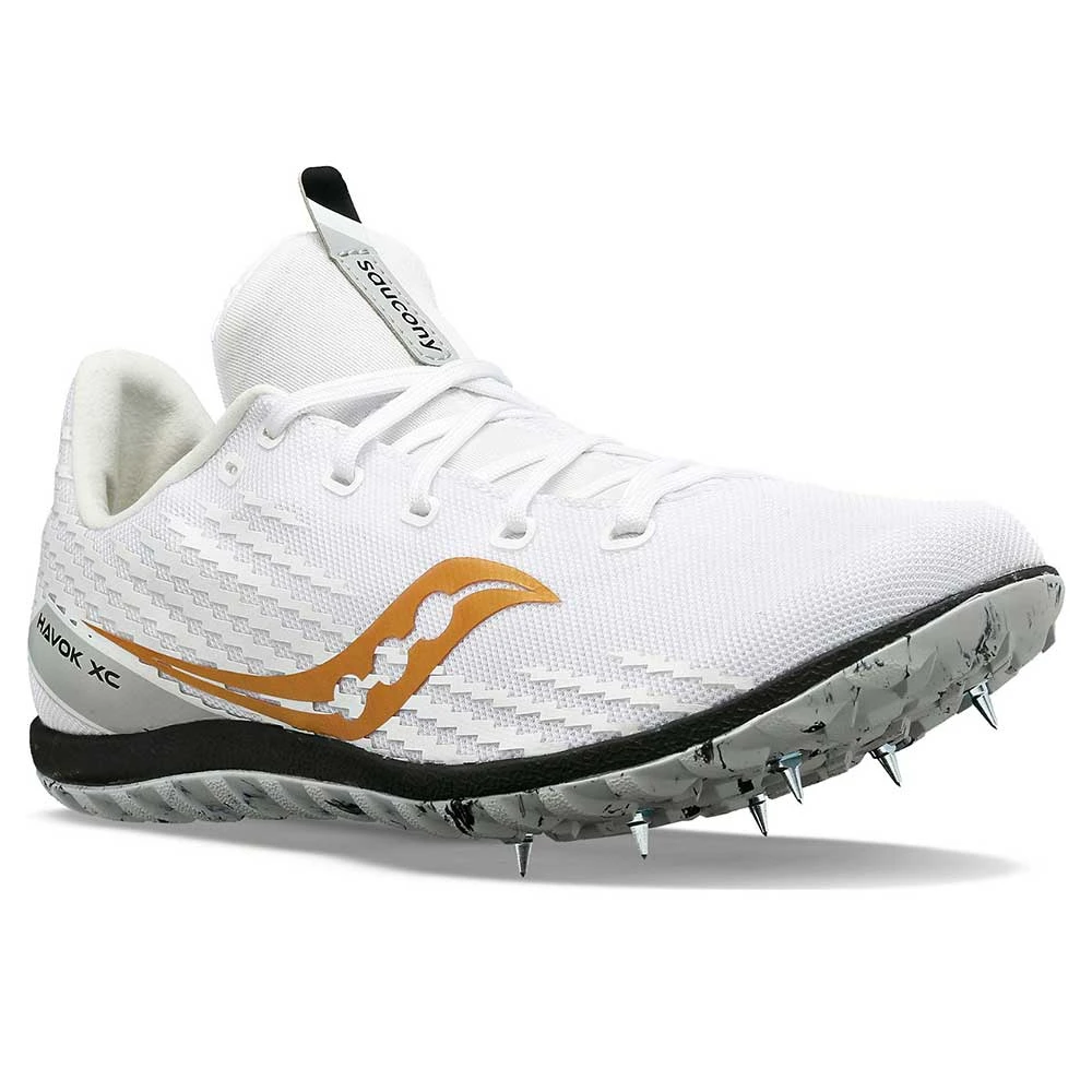 Saucony Women's Havok XC3 Cross Country Spike - White - Regular (B) 4 Saucony Women's Havok XC3 Cross Country Spike - White - Regular (B) - Image 2