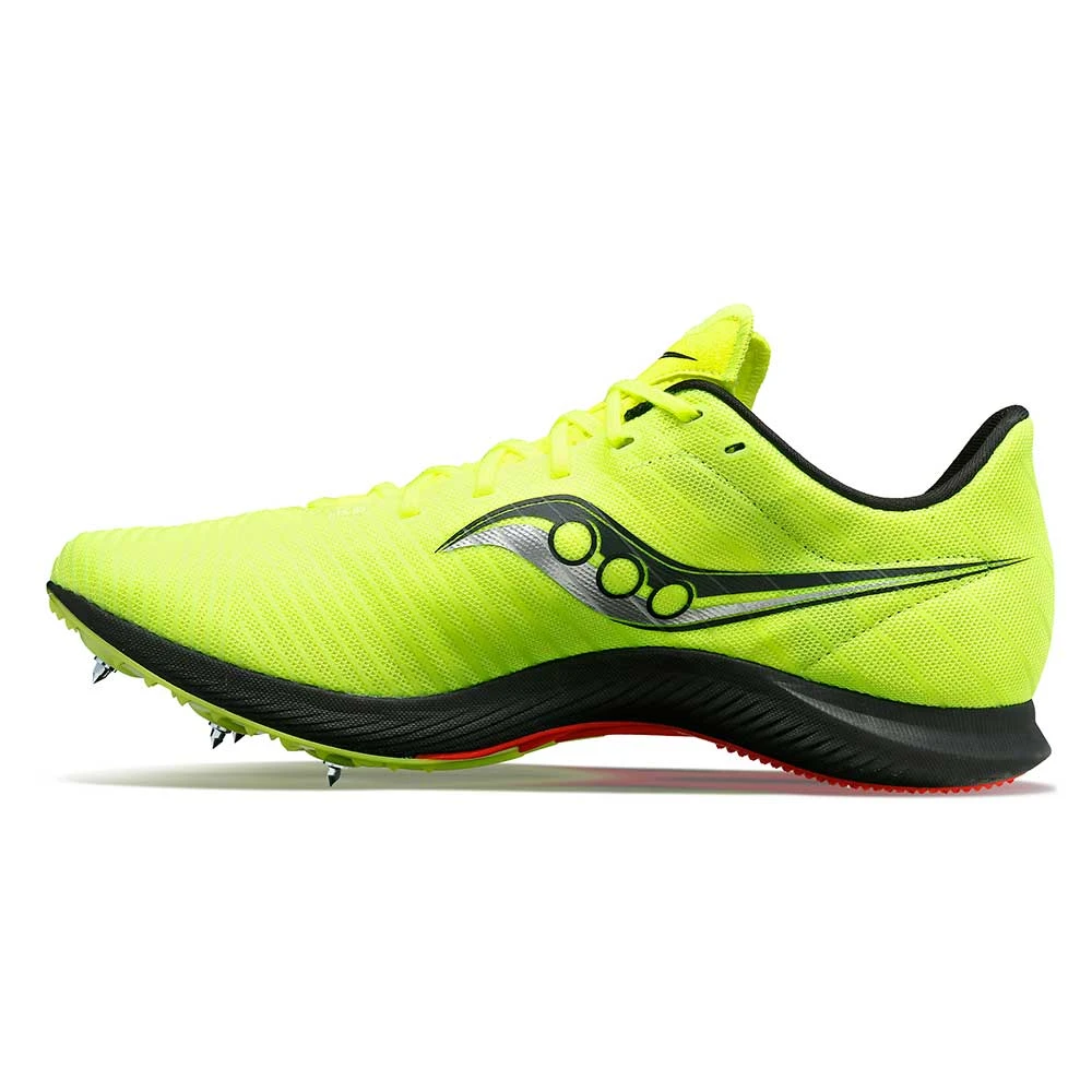 Saucony Women's Velocity MP Track Spike - Citron/Black - Regular (B) 4 Saucony Women's Velocity MP Track Spike - Citron/Black - Regular (B) - Image 2