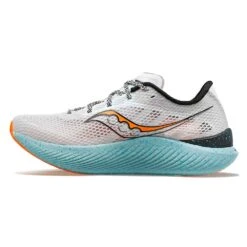 Saucony Men's Endorphin Pro 3 Racing Shoe- Fog/ViZiOrange- Regular (D) 9 Saucony Men's Endorphin Pro 3 Racing Shoe- Fog/ViZiOrange- Regular (D) -Sports Shoe Store S20755 25 2