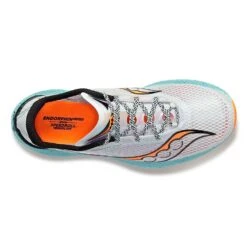 Saucony Men's Endorphin Pro 3 Racing Shoe- Fog/ViZiOrange- Regular (D) 10 Saucony Men's Endorphin Pro 3 Racing Shoe- Fog/ViZiOrange- Regular (D) -Sports Shoe Store S20755 25 3