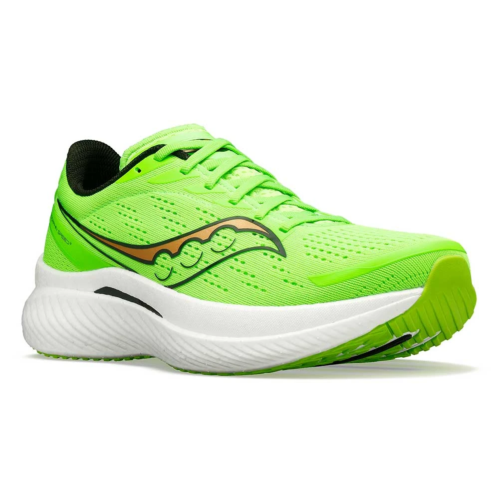 Saucony Men's Endorphin Speed 3 Running Shoe - Slime/Gold - Regular (D) 4 Saucony Men's Endorphin Speed 3 Running Shoe - Slime/Gold - Regular (D) - Image 2