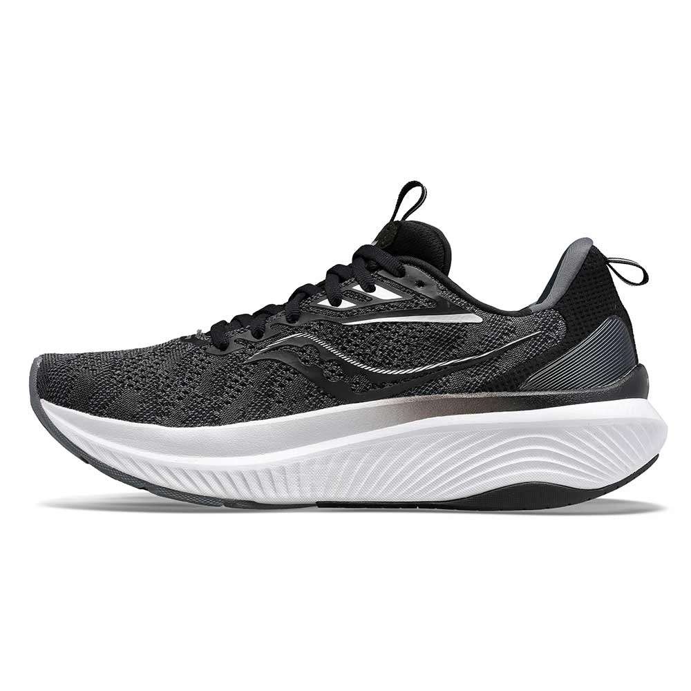 Saucony Men's Echelon 9 Running Shoe- Black/White- Regular (D) 3 Saucony Men's Echelon 9 Running Shoe- Black/White- Regular (D) - Image 2