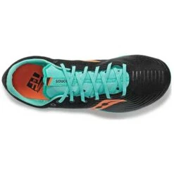 Saucony Men's Ballista Track Spike- Black/Cool Mint - Regular (D) 8 Saucony Men's Ballista Track Spike- Black/Cool Mint - Regular (D) -Sports Shoe Store S29071 26 3