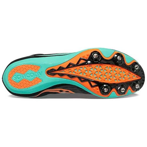 Saucony Men's Ballista Track Spike- Black/Cool Mint - Regular (D) 6 Saucony Men's Ballista Track Spike- Black/Cool Mint - Regular (D) - Image 4
