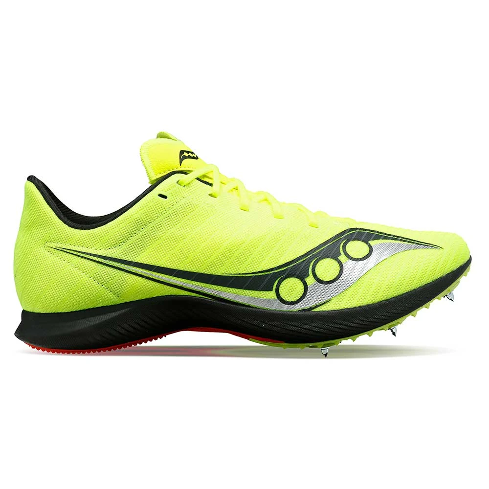 Saucony Men's Velocity MP Track Spike - Citron/Black 3 Saucony Men's Velocity MP Track Spike - Citron/Black