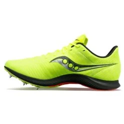 Saucony Men's Velocity MP Track Spike - Citron/Black 9 Saucony Men's Velocity MP Track Spike - Citron/Black -Sports Shoe Store S29099 05 2