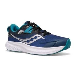 Saucony Youth Ride 15 Running Shoe - Twilight/Black -Sports Shoe Store SK266068 1 ride