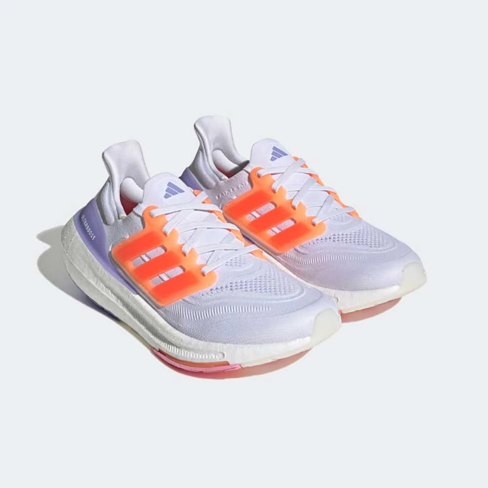ADIDAS Women's Ultraboost Light Running Shoe - Ftwr White/Solar Red/Beam Pink - Regular (B) 4 ADIDAS Women's Ultraboost Light Running Shoe - Ftwr White/Solar Red/Beam Pink - Regular (B) - Image 2