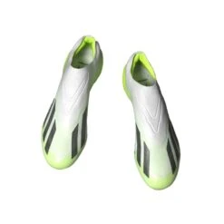 ADIDAS Unisex X Crazyfast .1 Laceless FG Soccer Cleat - Cloud White / Core Black / Lucid Lemon - Regular (D) 7 ADIDAS Unisex X Crazyfast .1 Laceless FG Soccer Cleat - Cloud White / Core Black / Lucid Lemon - Regular (D) -Sports Shoe Store X CRAZYFAST.1 LL FG White GY7378 HM5