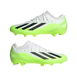 ADIDAS Unisex X Crazyfast .3 FG Cleats- Cloud White / Core Black / Lucid Lemon- Regular (D) 14 ADIDAS Unisex X Crazyfast .3 FG Cleats- Cloud White / Core Black / Lucid Lemon- Regular (D) -Sports Shoe Store X Crazyfast.3 Firm Ground Cleats White HQ4534 09 standard