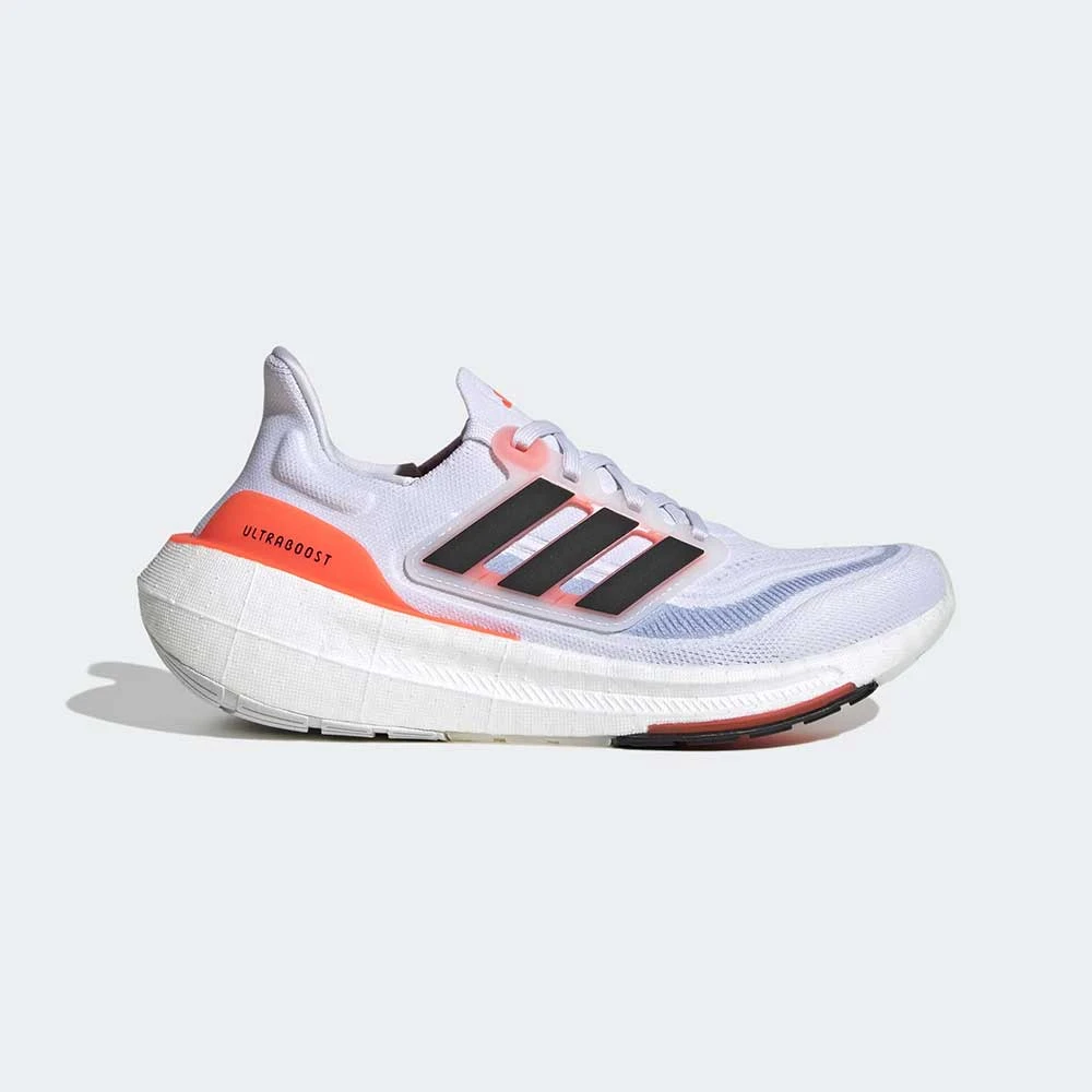 ADIDAS Women's Ultraboost Light Running Shoe- Ftwr White/Core Black/Solar Red- Regular (B) 3 ADIDAS Women's Ultraboost Light Running Shoe- Ftwr White/Core Black/Solar Red- Regular (B)