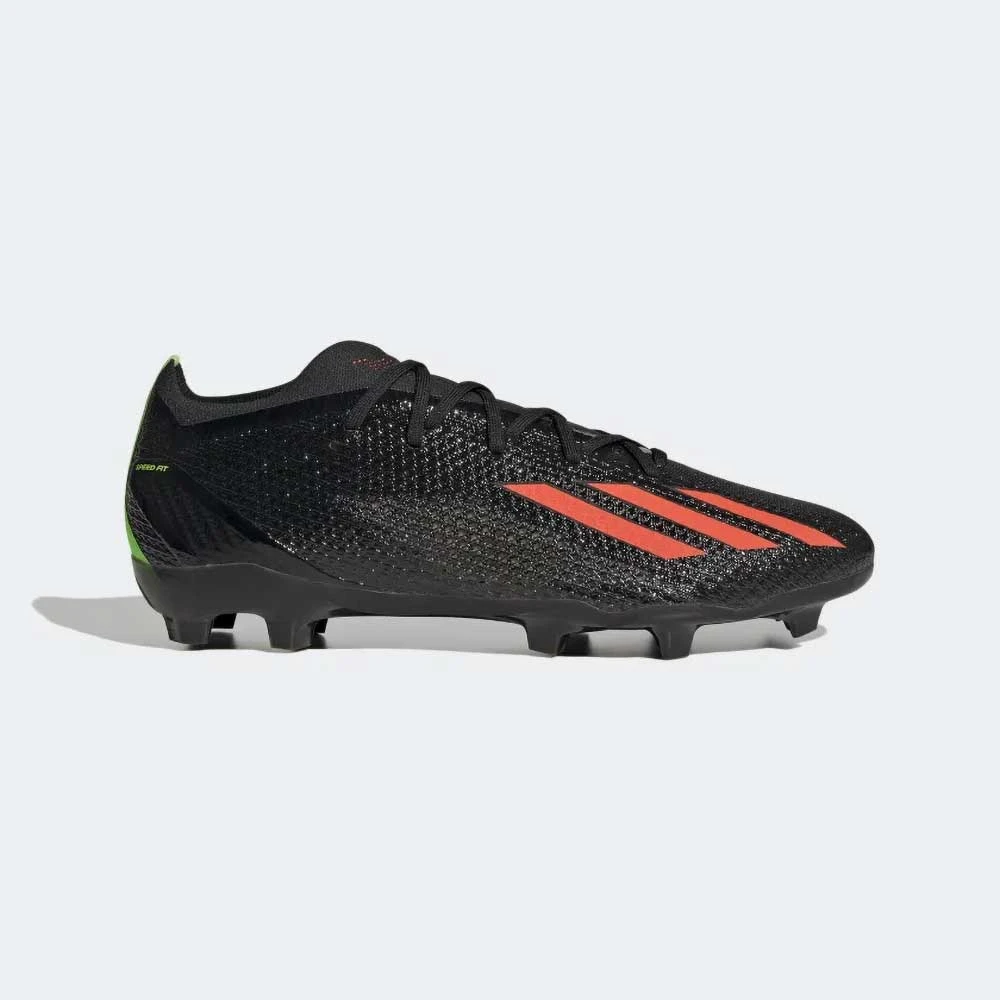 ADIDAS Unisex X SpeedPortal 2 FG Soccer Shoe - Core Black/Solar Red/Solar Green 3 ADIDAS Unisex X SpeedPortal 2 FG Soccer Shoe - Core Black/Solar Red/Solar Green