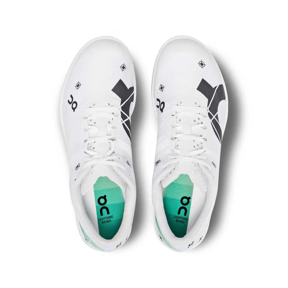 On Running Men's Cloudspike 1500m Track Spike - Undyed White/Mint- Regular (D) 8 On Running Men's Cloudspike 1500m Track Spike - Undyed White/Mint- Regular (D) - Image 6