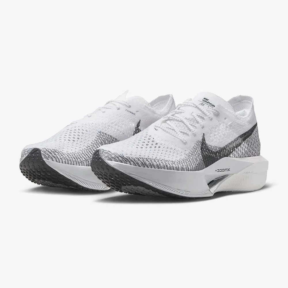 Women's Nike ZoomX Vaporfly Next% 3 Running Shoe- White/Dark Smoke Grey/Particle Grey- Regular (B) 4 Women's Nike ZoomX Vaporfly Next% 3 Running Shoe- White/Dark Smoke Grey/Particle Grey- Regular (B) - Image 2