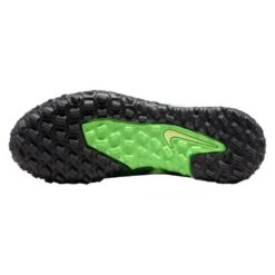 Nike JR Phantom GT2 DF SW TF Soccer Shoe - Black/Mtlc Platinum/Green Strike -Sports Shoe Store nike phantom gt2 academy df tf sw jr dm0741 003 football shoes green multicolor green 6 790x790 1