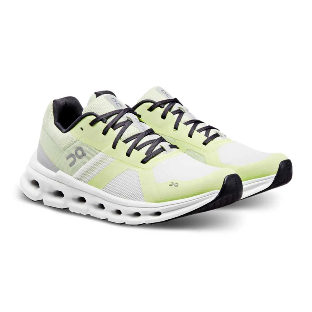 On Running Women's Cloudrunner Running Shoe- White/Seedling- Regular (B) 5 On Running Women's Cloudrunner Running Shoe- White/Seedling- Regular (B) - Image 3