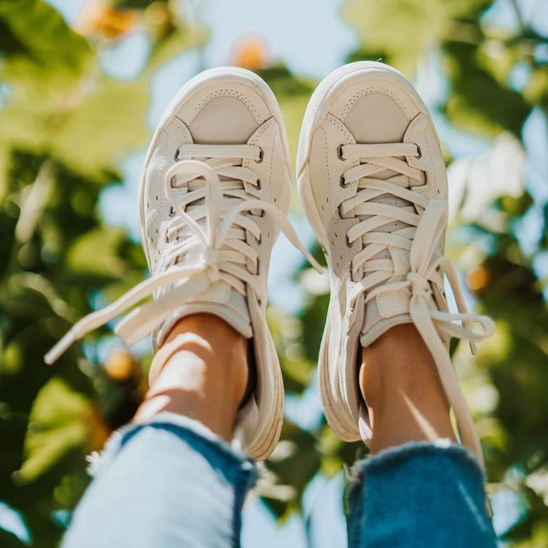 Women's X-SCAPE NBK Low Sneaker - Blanc/Light Grey - Regular (B) 9 Women's X-SCAPE NBK Low Sneaker - Blanc/Light Grey - Regular (B) - Image 7