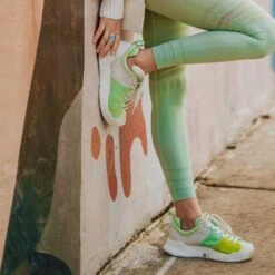 Women's X-SCAPE NBK Low Sneaker - Blanc/Mint - Regular (B) -Sports Shoe Store womens x scape nbk low blanc mint ls 3 800x 35ad52a3 025b 4be7 a27a 62bd47795834